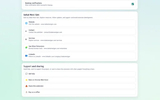 Site Data Cleaner: Clear Cache & Cookies in One Click - Screenshot 3