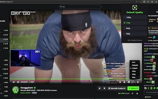 Kick Quality Enforcer – Automatically Set Stream Quality on Kick - Screenshot 2